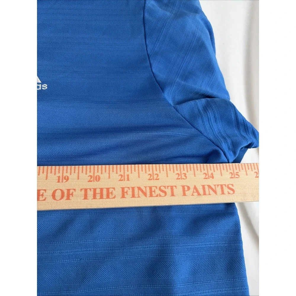 Adidas Polo Shirt Adult Golf Polo Mens Size XL Blue Comfort Classic Breathable - Picture 6 of 8
